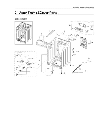 Frame & cover parts