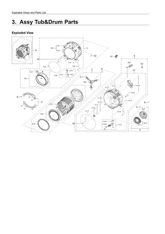 Tub & drum parts