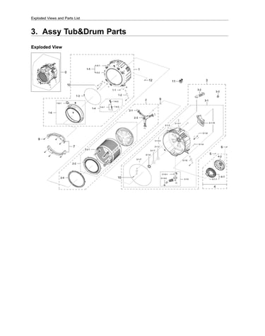 Tub & drum parts