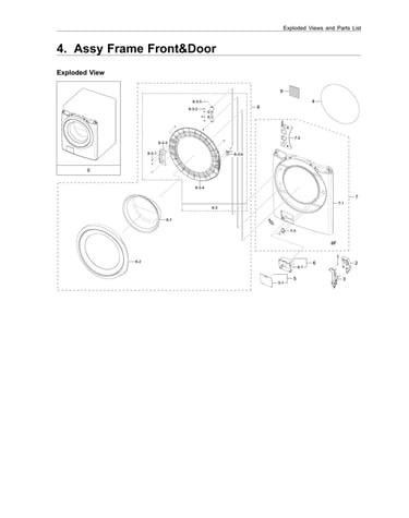 Front frame & door parts