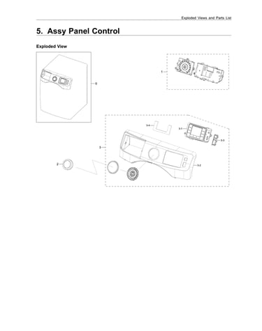 Control panel parts