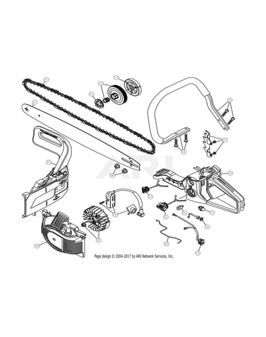 Chain/bar/handle/flywheel