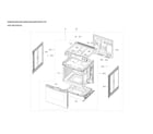Samsung NX60T8111SS/AA-00 mechanical assy diagram