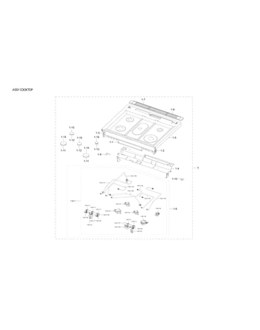 Cooktop assy