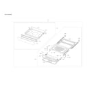 Samsung NX60T8111SS/AA-00 drawer assy diagram