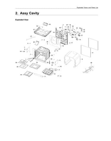 Cavity assy