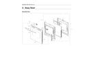 Samsung NX60T8111SS/AA-01 door assy diagram