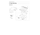 Samsung NX60T8111SS/AA-01 cooktop assy diagram