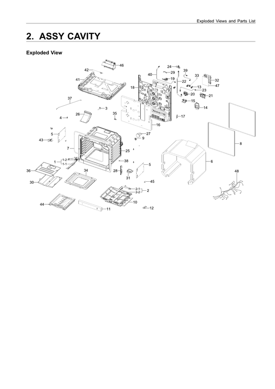 Cavity assy