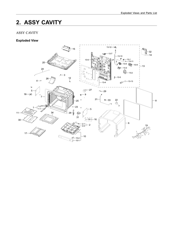 Cavity assy