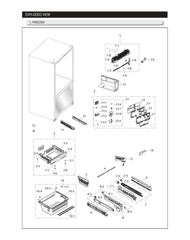 Freezer parts