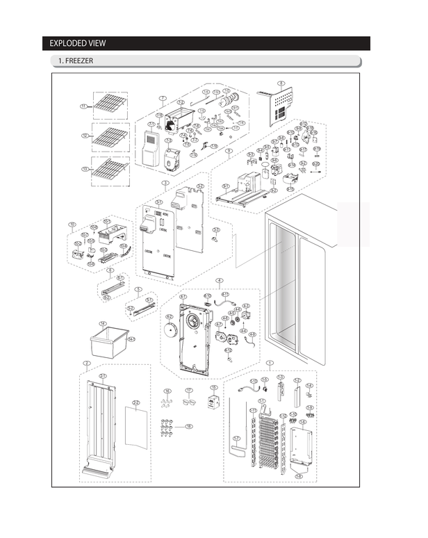 Freezer parts