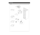 Samsung RS25J500DSR/BY-00 refrigerator parts diagram