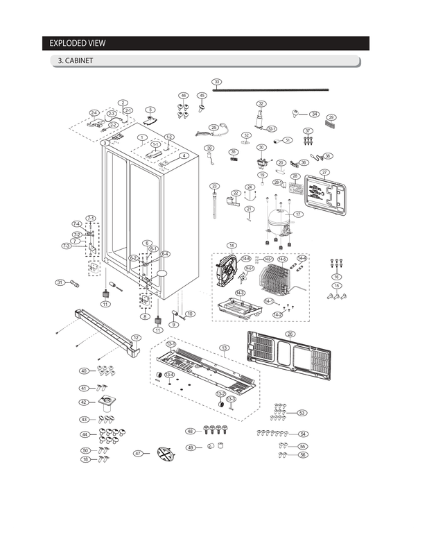 Cabinet parts