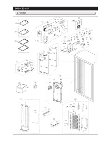 Freezer parts