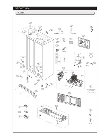 Cabinet parts
