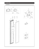 Freezer door parts