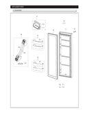 Refrigerator door parts