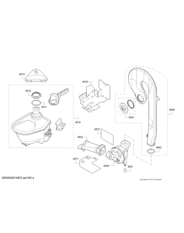 Ventilation duct/container/fan