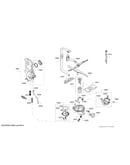 Water inlet/heat pump/spray arm