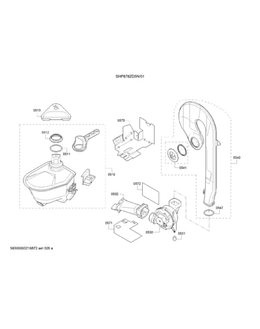 Container/ventilation duct/fan