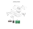 LG LSEL6333D/00 controller parts diagram