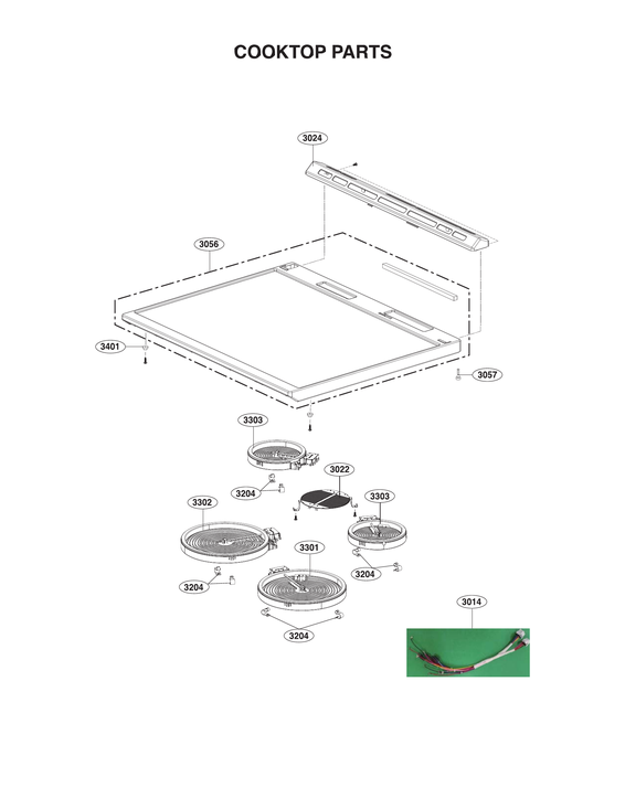 Cooktop parts