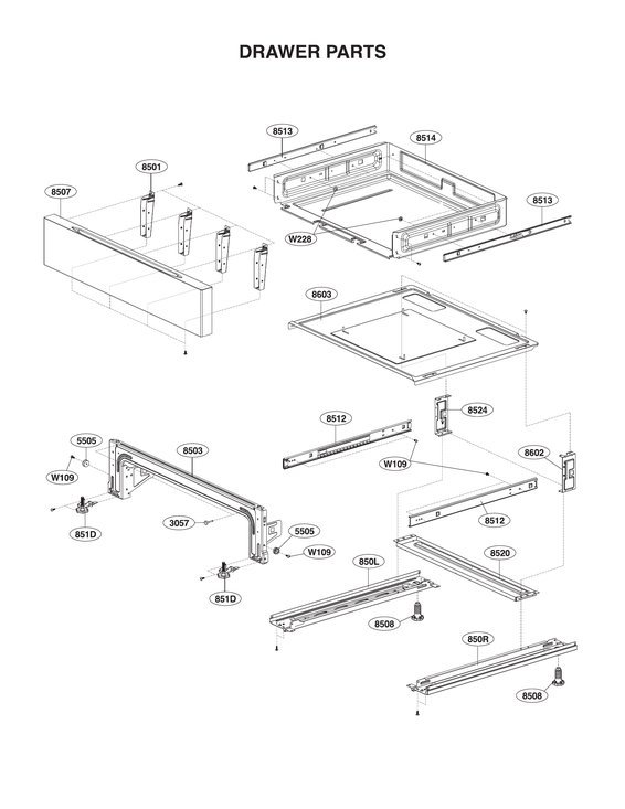 Drawer parts