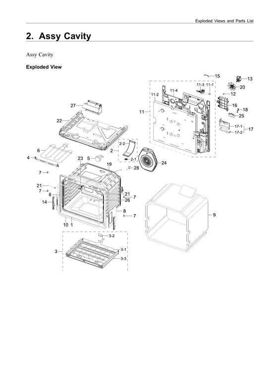 Cavity assy
