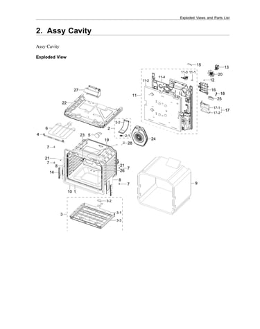 Cavity assy