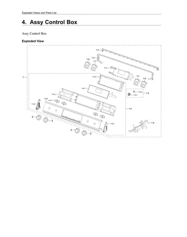 Control box assy