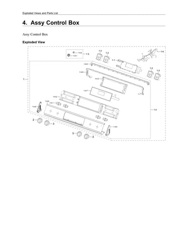 Control box assy