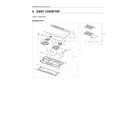 Samsung NE63T8311SS/AA-04 cooktop assy diagram