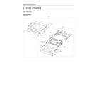 Samsung NE63T8311SS/AA-04 drawer assy diagram