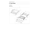 Samsung NE63T8311SS/AA-05 drawer assy diagram