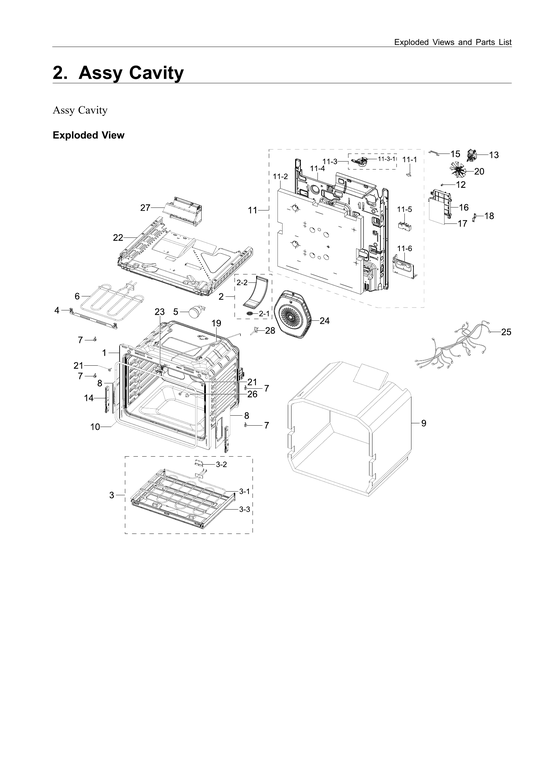 Cavity assy