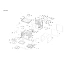 Samsung NX60T8311SS/AA-00 cavity assy diagram