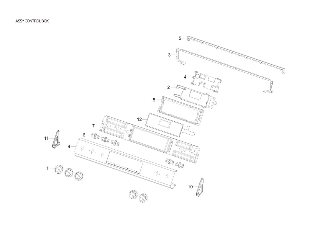 Control box assy