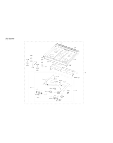 Cooktop assy