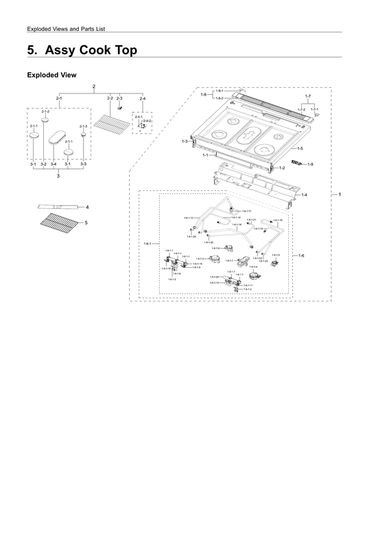 COOKTOP ASSY