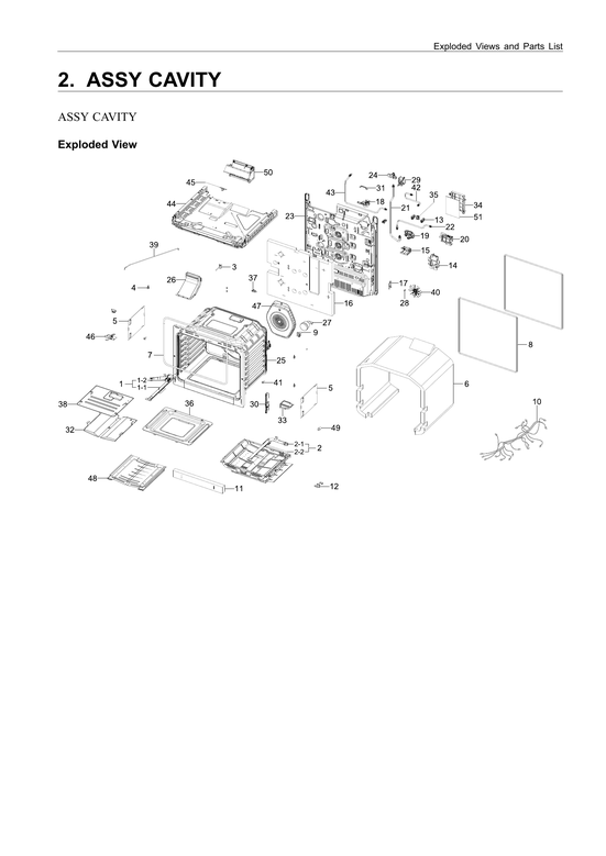Cavity assy