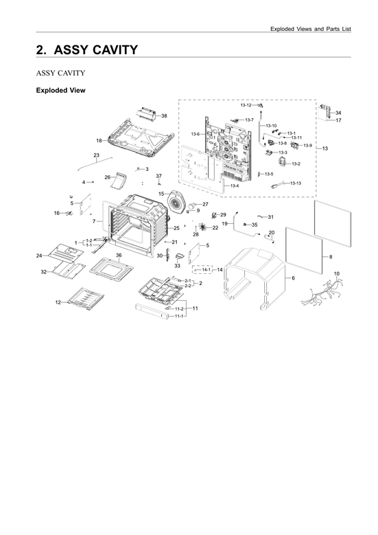 Cavity assy