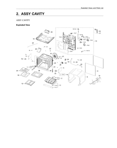 Cavity assy