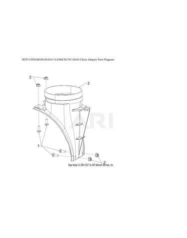 Chute adapter parts