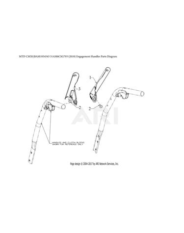 Engagement handles parts