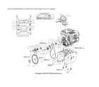Craftsman CMXGBAM1054543 engine drive parts diagram