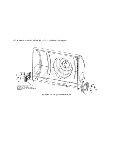 Slide shoes parts