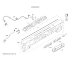 Bosch SHP865WD5N/01 facia panel/controller unit diagram