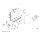 Bosch SHP865WD5N/01 door/dispenser diagram