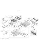 Racks/spray arms/cutlery basket